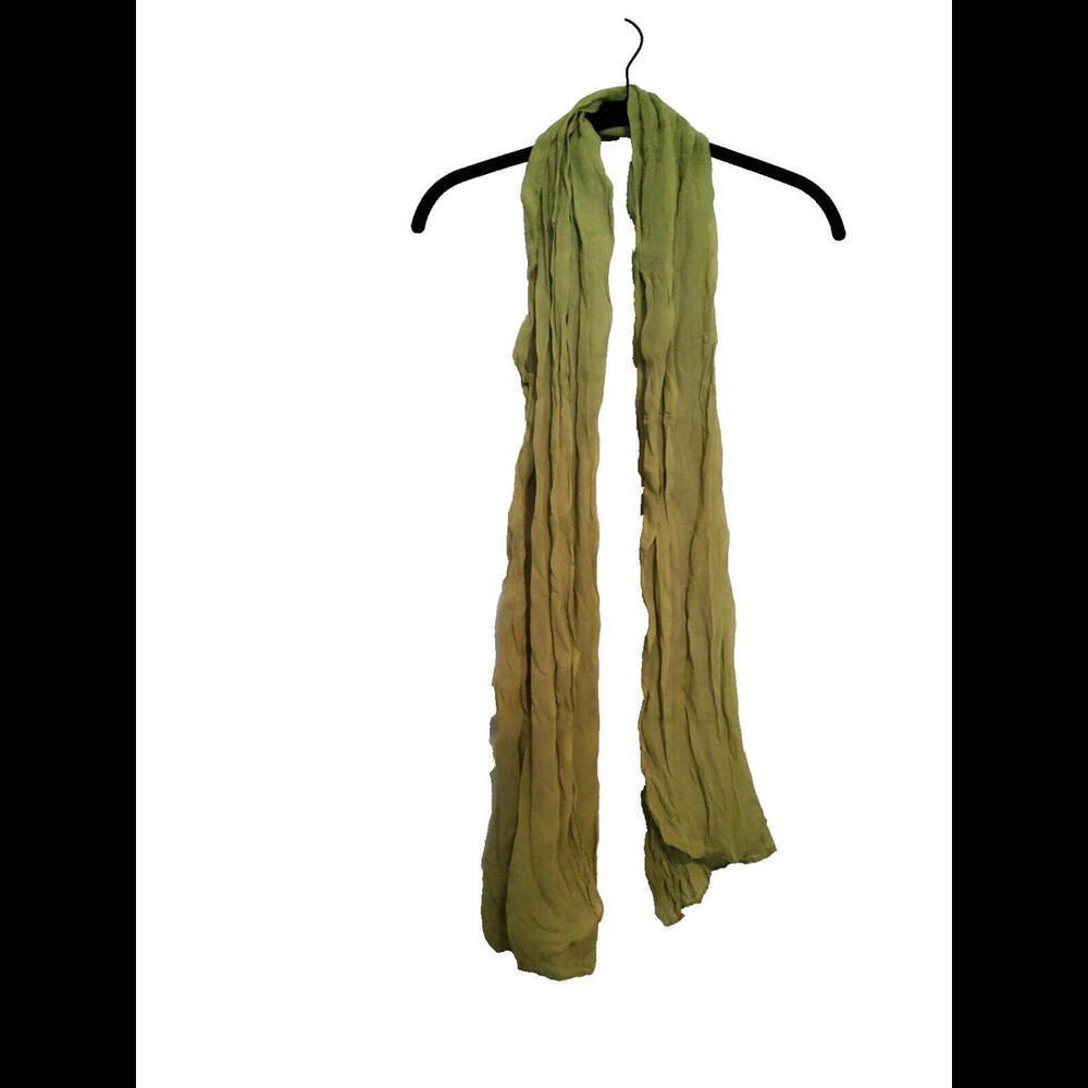 Dimas Ladies Lime Green Scarf Wrap Cover Up Lightweight 16"x64"